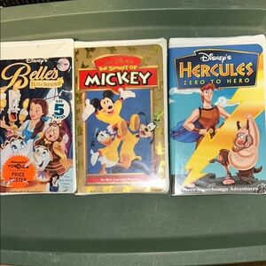 Disney VHS Collection: Belle, Mickey, Hercules